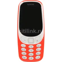 Мобильный телефон NOKIA 3310 dual sim 2017, красный Мобильный телефон NOKIA 3310 dual sim 2017, красный