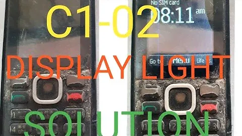 Nokia C1-02 Display light solution Jampar Solution led light Solution             💯 1000📱📲📲