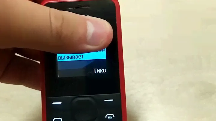 Nokia 105 (2013) incoming call