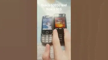 Nokia 6303c vs Nokia 515