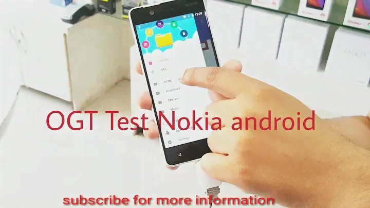 How To connect OTG with nokia 5 | OTG Test | how use USb Nokia 5