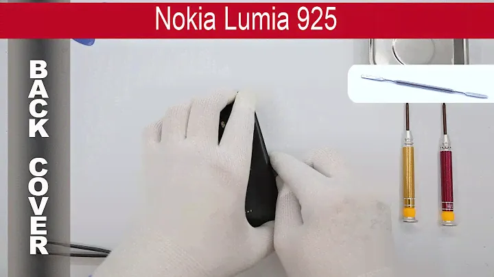 Как открыть 🔧 📱 Заднюю крышку Nokia Lumia 925 (rm-892, rm-893,rm-910)