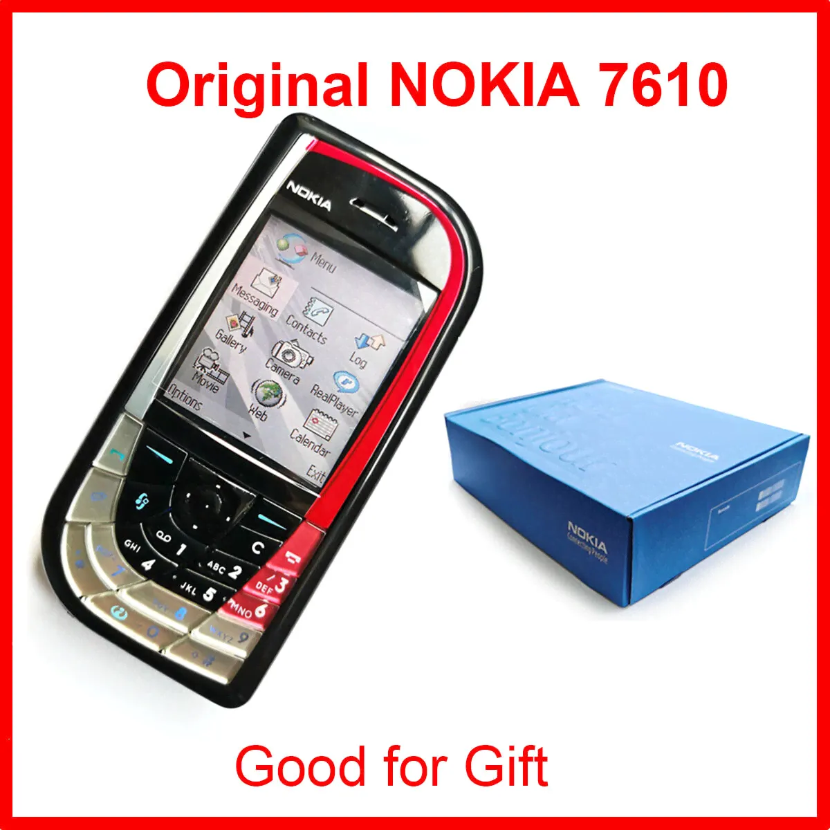 7610 original unlocked nokia 7610 Mobile Phone GSM Tri-Band Camera Bluetooth