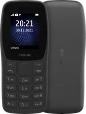 Мобильный телефон Nokia 105 SS (2022) Древесный уголь